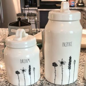 New Rae Dunn canisters